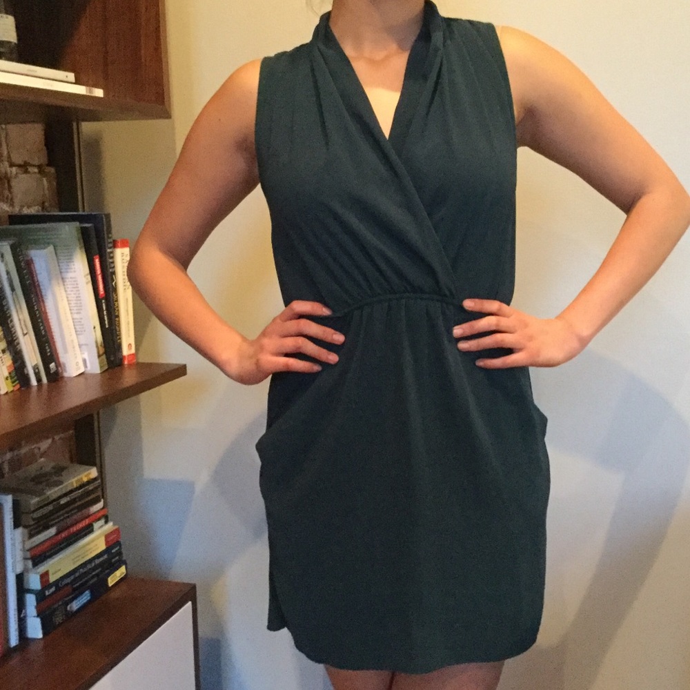 Wilfred Aritzia Cow Neck Tank Top Dress